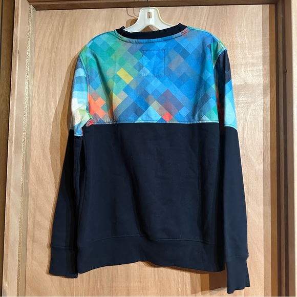 Gene rolling paper company medium Colorful Geometric Men's Sweater - Picture 2 of 5